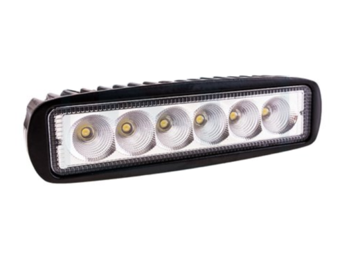 Lámpara de trabajo rectangular 6 LED 900 Lm luz difusa