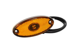 Lámparas de posición LED ASPOCK naranja, juego de 2 luces de posición con reflector