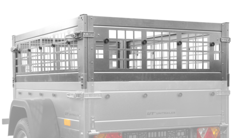 Laterales de malla para remolque UNITRAILER GARDEN TRAILER 150 KIPP - Imagen 3