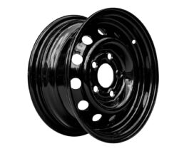 Llanta de acero para remolque UNITRAILER, negra, 4,5Jx13″ 5×112 ET:30