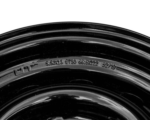 Llanta de acero para remolque UNITRAILER negro 5.5Jx13" 5x112 ET:30 - Imagen 3