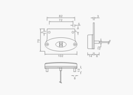 Luces de posición laterales LED Aspöck Flatpoint II, juego de 2 luces de posición con soporte