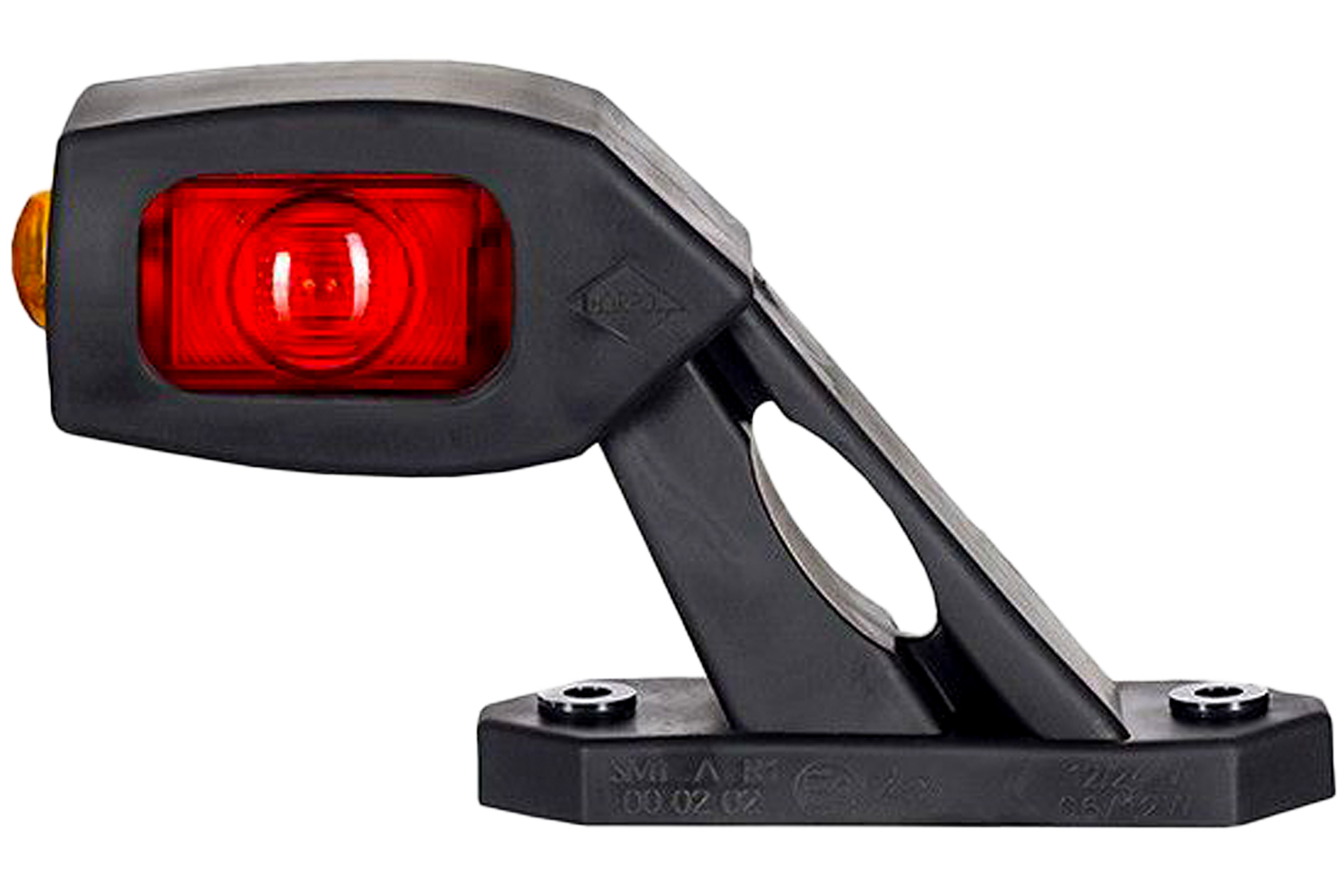 Luz de gálibo LED triple HORPOL con brazo corto oblicuo LD 2109/L izquierda 12/24V