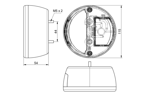Luz trasera multifunción DPT10 derecha / izquierda - Imagen 2