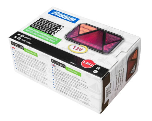 Piloto trasero LED 6 funciones Fristom FT-270 12V derecho + izquierdo - Imagen 4