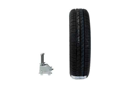 Rueda de repuesto para remolque con soporte TIRE WANDA 155/70 R13 79N RIM TRAILER TOP 4Jx13"H2 4x100 ET:30 - Imagen 3