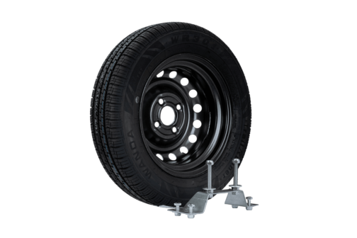 Rueda de repuesto para remolque con soporte TIRE WANDA 155/70 R13 79N RIM TRAILER TOP 4Jx13"H2 4x100 ET:30 - Imagen 4