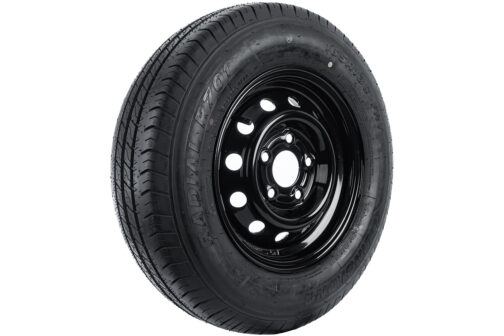 Rueda reforzada para remolque LINGLONG TIRE 165/80 R13C 96/94N UNITRAILER RIM negro 4.5Jx13" 5x112 ET:30 - Imagen 3