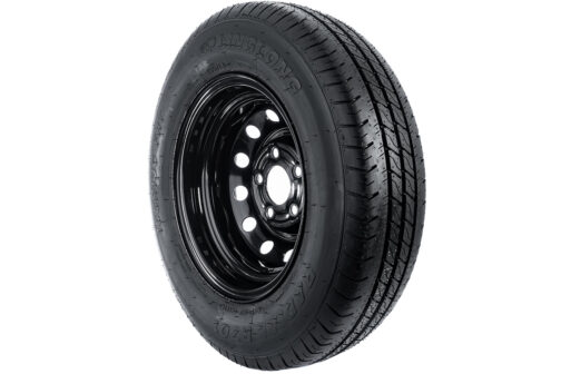 Rueda reforzada para remolque LINGLONG TIRE 165/80 R13C 96/94N UNITRAILER RIM negro 4.5Jx13" 5x112 ET:30 - Imagen 5