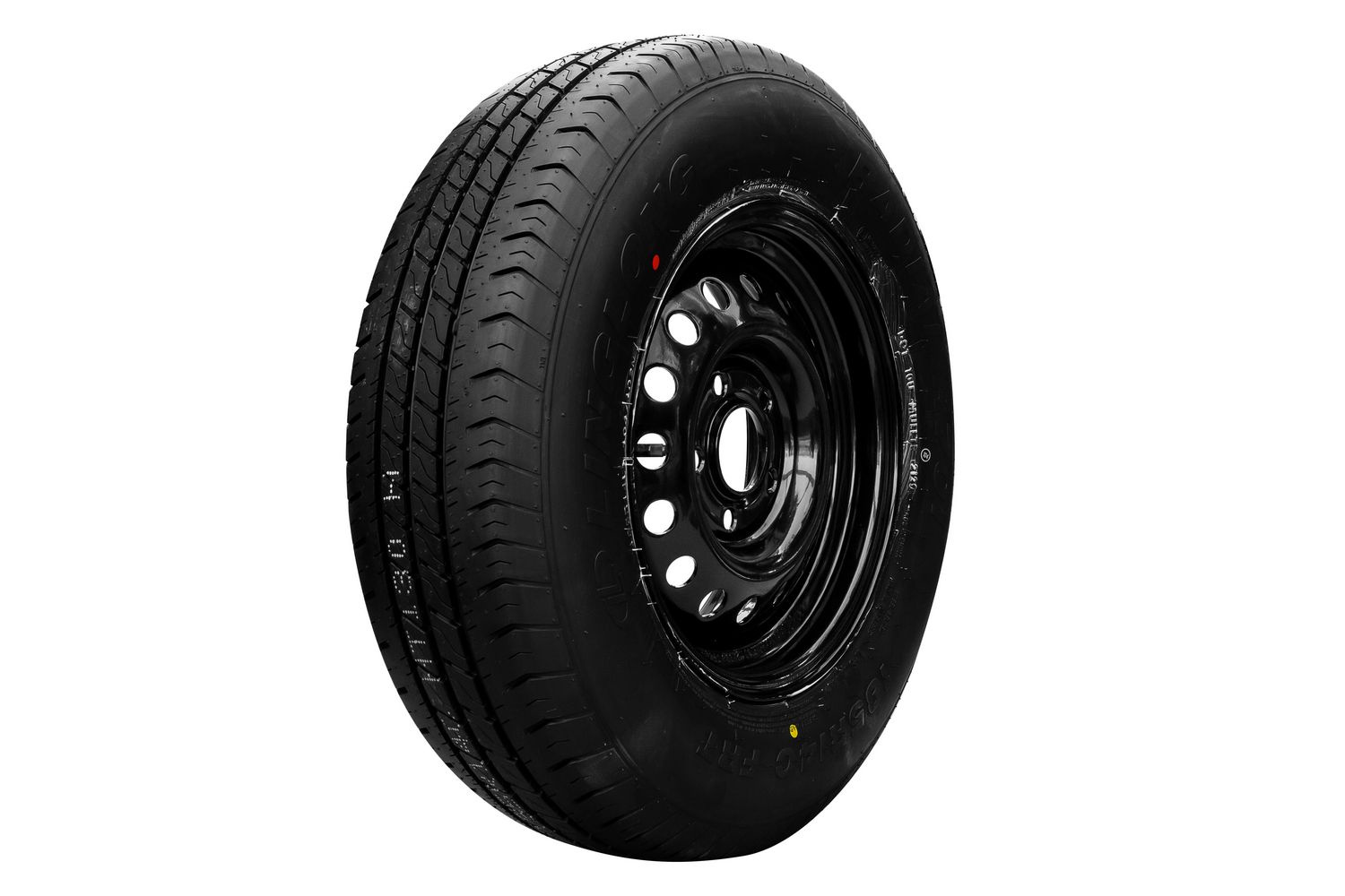 Rueda reforzada para remolque LINGLONG TIRE 185/80 R14C 104/102N UNITRAILER RIM negro 5.5Jx14"H2 5x112 ET:30