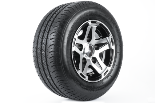 Rueda reforzada para remolque LINGLONG TIRE 195/55 R10C 98/96N ALU UNITRAILER RIM 6Jx10" 5x112 ET:-4 - Imagen 2