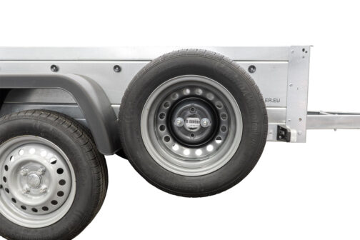 Soporte de rueda de recambio para remolque Unitrailer Garden Trailer KIPP - Imagen 5